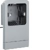 Держатель для устройств 60х60 скрытой установки с собственными рамками, для профиля 20х80 мм, без доп. накладки, PC/ABS безгалоген., цвет алюминий . Hager SL