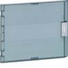 Дверь прозрачная матовая с рукояткой для щитов VB118, пластик