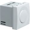 Светорегулятор с кнопкой 45X45, для ламп нак. и галогеновых 230В 50Гц, и галогеновых TBT с любыми тр-ми 40-350ВА, с опцией выключателя из двух мест, винтовые клеммы, без галогенов, RAL9010 белый. SYSTO HAGER