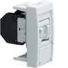 Розетка информационная 22.5X45, RJ45 Кат. 5e FTP 9 конт, RAL9010 белый. SYSTO HAGER