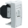Розетка информационная 22.5X45, RJ45 Кат. 5e STP или SFTP 8 конт, RAL9010 белый. SYSTO HAGER
